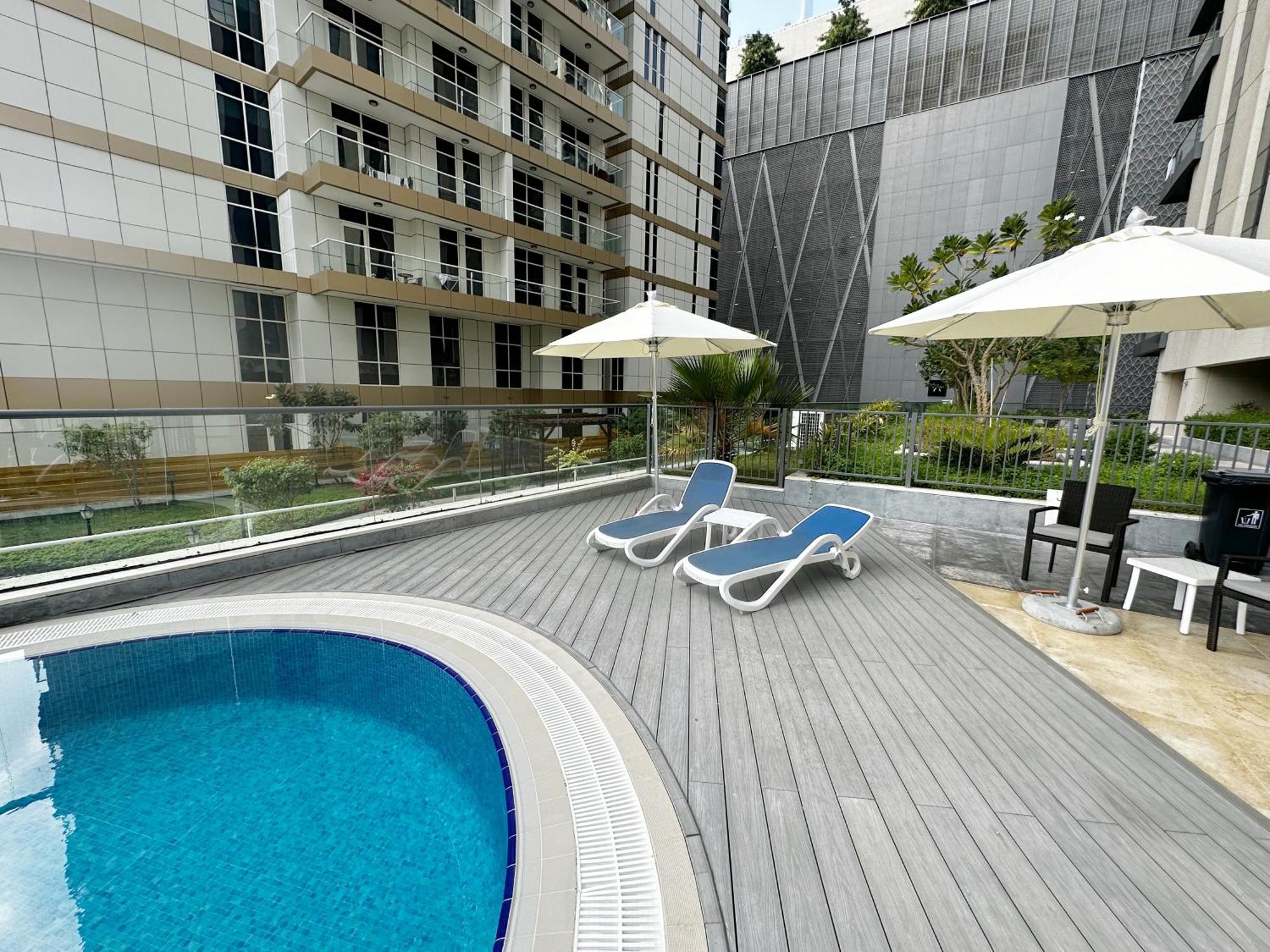 Dunya Tower Luxury And 2 Min Walk To Dubai Mall And Burj Khalifa In Heart Of Downtown Eksteriør bilde